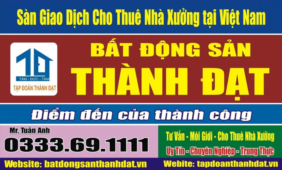 Cho Thuê Nhà Xưởng tại Tỉnh Thừa Thiên Huế