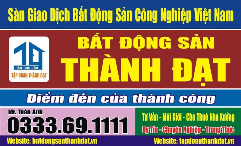 Sàn Giao Dịch Bất Động Sản Công Nghiệp - Khu Công Nghiệp - Nhà Xưởng Kho Bãi